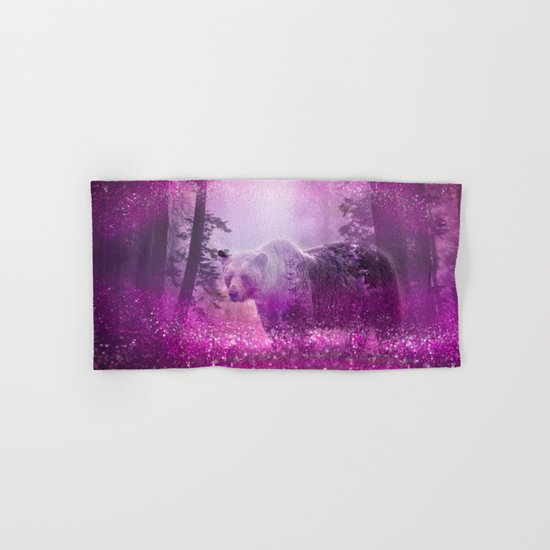 Fairy bear out of the woods Hand & Bath Towel