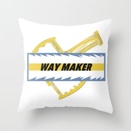 Way maker, Printable Wall Art Throw Pillow