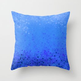 Blue Gradient Throw Pillow