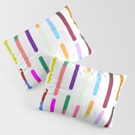 Gradient Multicolor Bars Pillow Sham