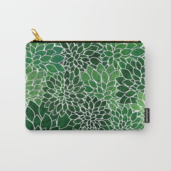 Floral Abstract 23 Carry-All Pouch