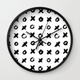 XOXO Hugs and Kisses Wall Clock