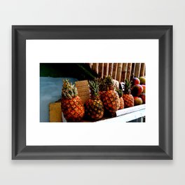 Cuban Fruit sale Framed Art Print