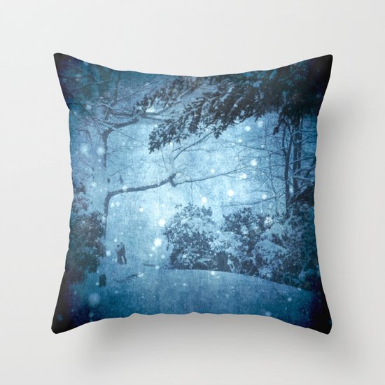 Winter View Throw Pillow