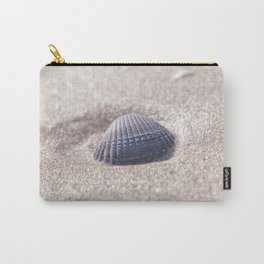 Seashell on a french summer beach - coastal nature and travel photography Carry-All Pouch