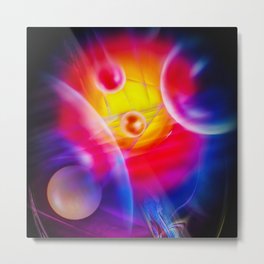 Space and Time Metal Print