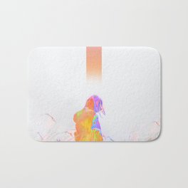 Sens Bath Mat | Graphicdesign, Digital, Psychedelic, Abstract, White, Nature, Colorful, Galaxy, Glitch, Popart 