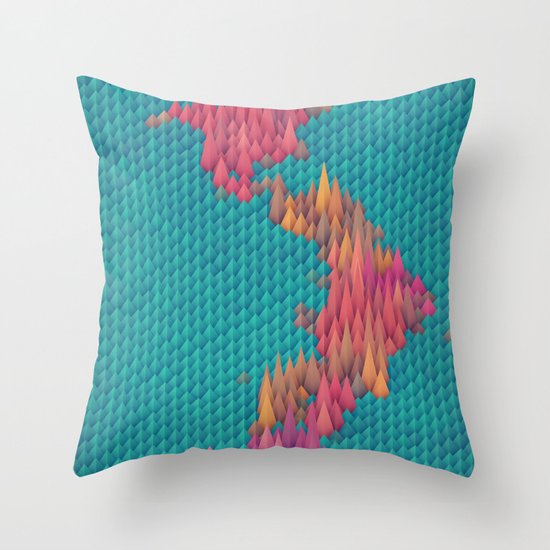 Japan Throw Pillow