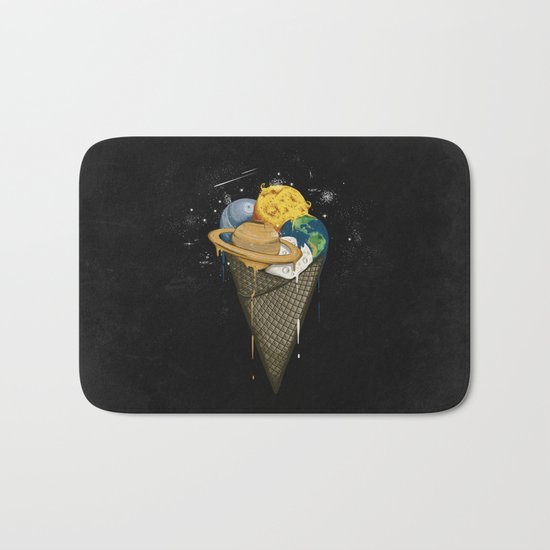 Galactic Ice Cream Bath Mat