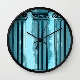 Ionic columns - artprint Wall Clock