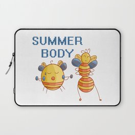 Summer Body - Bees Exercising Laptop Sleeve