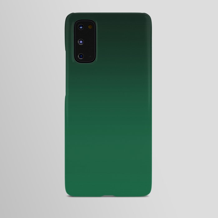 Beautiful dark green gradient Android Case