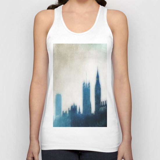 The Many Steepled London Sky Unisex Tank Top