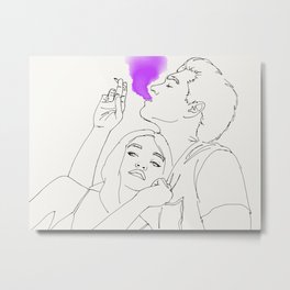 Claw marks Metal Print | Smoke, Drawing, Popart, Sketching, Instagram, Digital, Illustration, Comic, Love, Other 