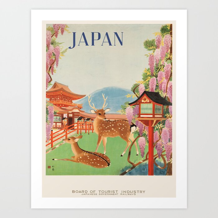 Vintage poster - Japan Art Print