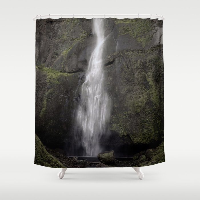 Pacific Northwest Series - Multnomah Falls No.2, Oregon Shower Curtain