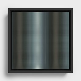 Polished metal texture Framed Canvas