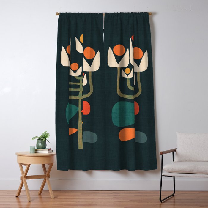 retro curtains