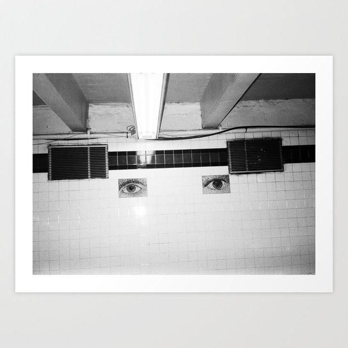 Subway Eyes, New York City | 35mm Film Photography Art Print