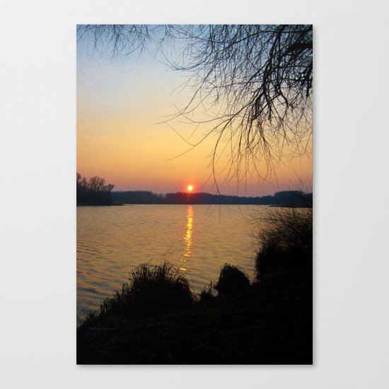 Sunset 1 Photography Canvas Print