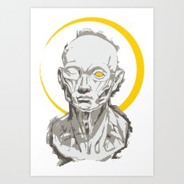 Halo Man Art Print