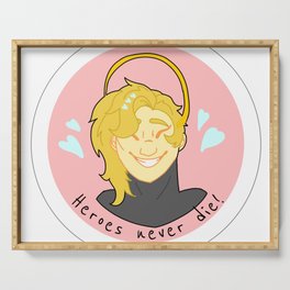 Mercy with Text Serving Tray