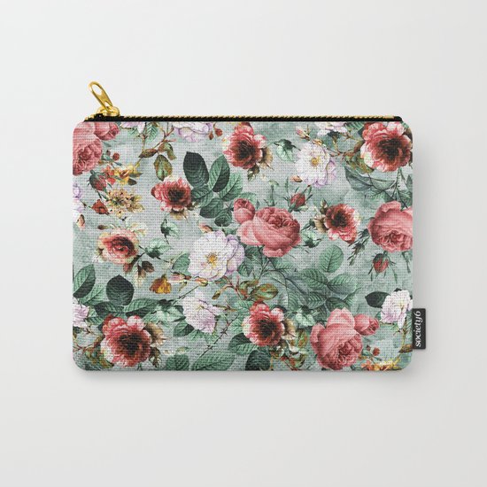 Rpe Seamless Floral Pattern I Carry-All Pouch