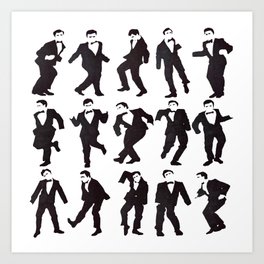 Gentlemen Art Print | Shirleyellis, Nittygritty, Men, Gentlemen, Cool, Markers, Marker, Ink Pen, Moves, Music 