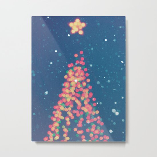 Merry & Bright Metal Print