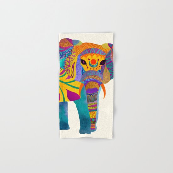 Whimsical Elephant Hand & Bath Towel