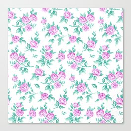 seamless-pattern-with-vintage-floral-motif Canvas Print