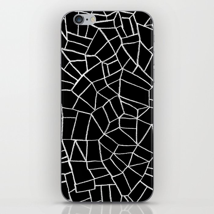 Cubismo in Black and White iPhone Skin