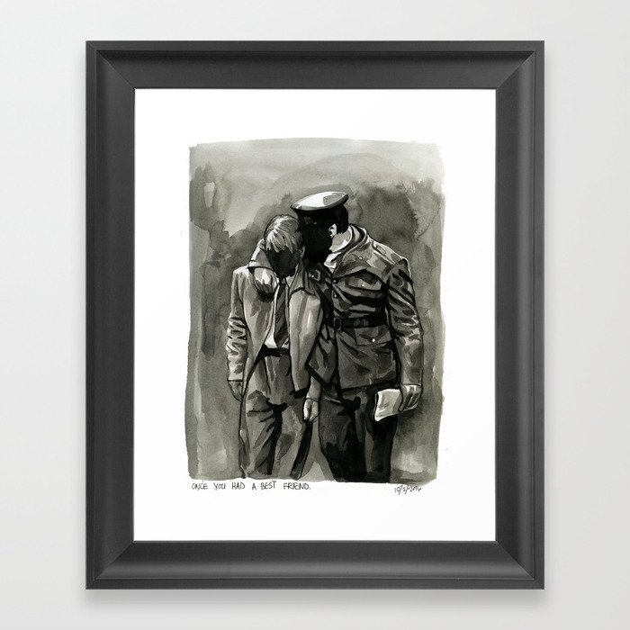 once you had a best friend Framed Art Print