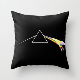 Black side of adventure Throw Pillow