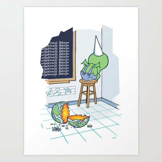 Shallow Ones 2 Art Print