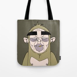 Green Monkey Tote Bag