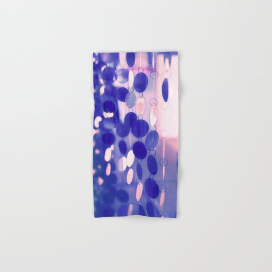 GLAM CIRCLES #Soft Pink/Blue #1 Hand & Bath Towel