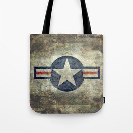 US Air force style insignia V2 Tote Bag