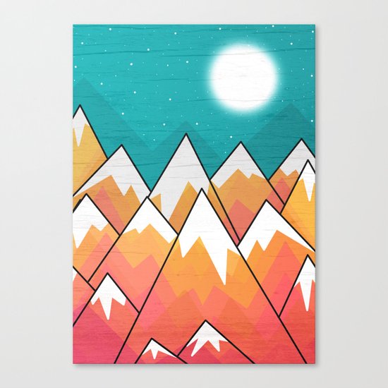 Mountain Peaks Canvas Print