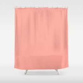 Simply Salmon Pink Shower Curtain