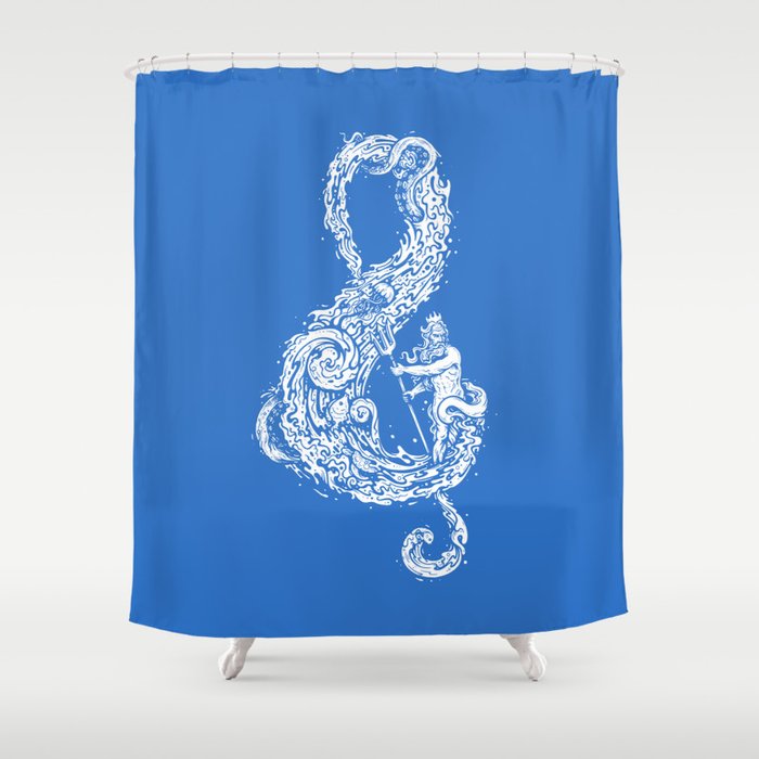 Sound of the Ocean Shower Curtain