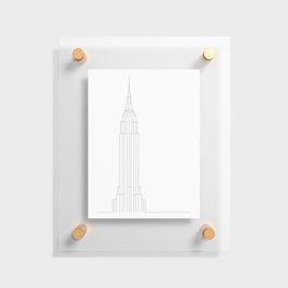 Empire state Building - New York City Floating Acrylic Print