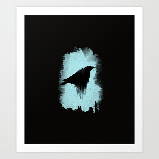 Raven Art Print