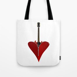 Love Guitar Tote Bag