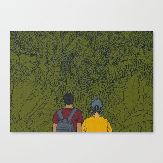 On Sunday Canvas Print