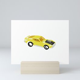 1972 Boss Mustang - vintage Matchbox car Mini Art Print