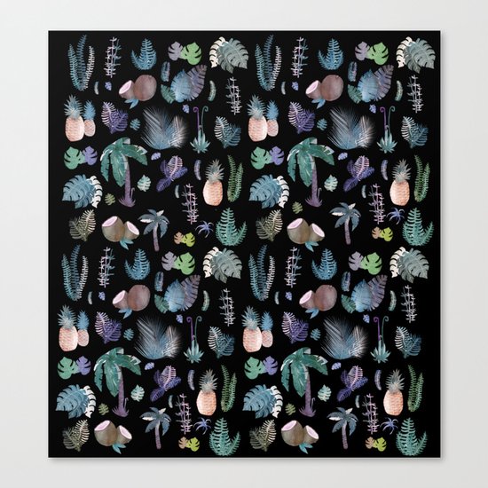 collab franciscomff , tropical adventure Canvas Print