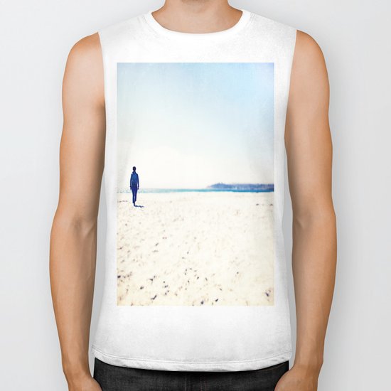 Beach & Blue Biker Tank