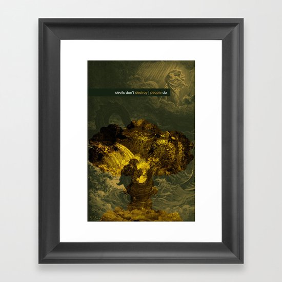 destroy Framed Art Print