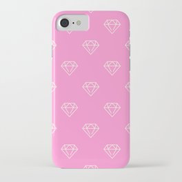 barbiecore diamonds iPhone Case